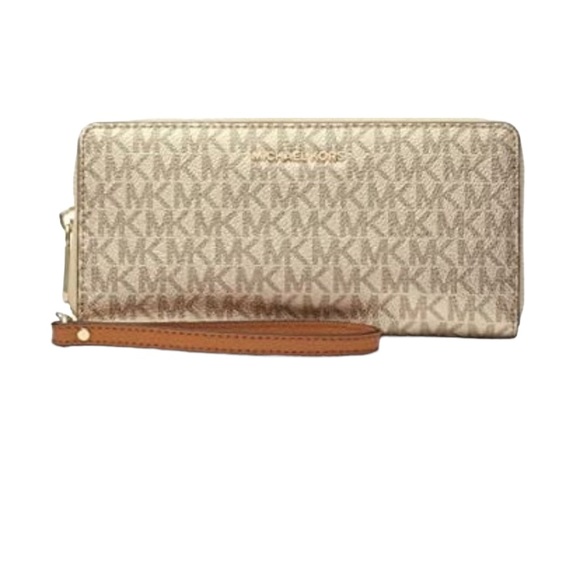 Michael Kors Handbags - New Michael Kors Studio Logo Print Continental Wallet